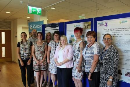 Minister Rebecca Evans meets Cadr team larger